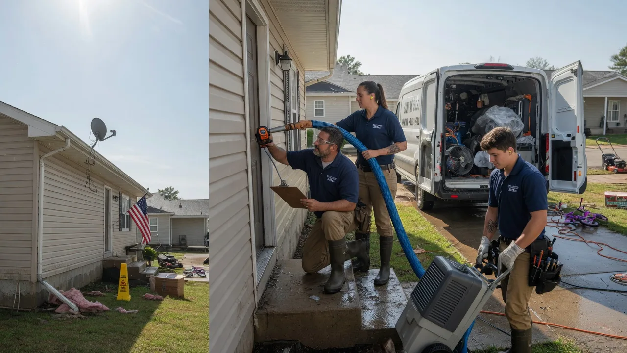 Ceiling Water Damage Restoration in Olivet, SD near me